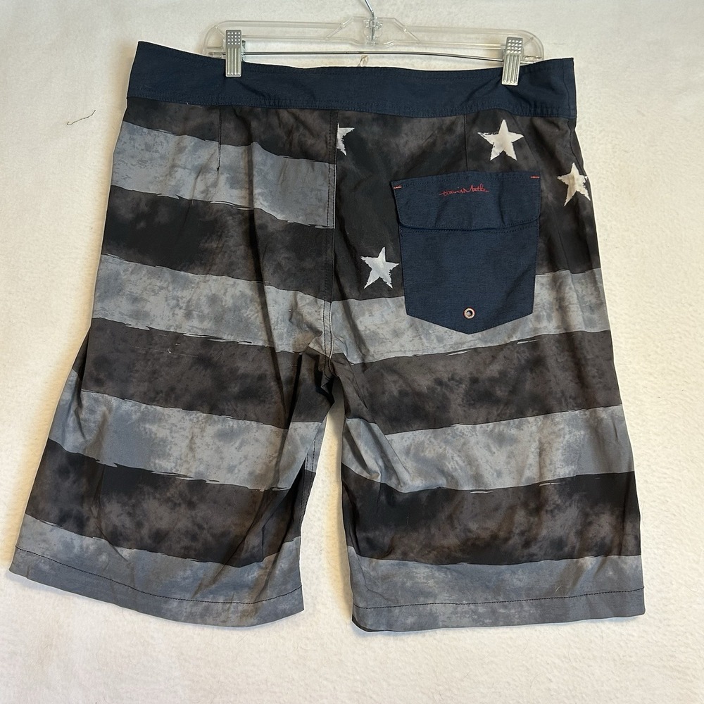 Travis Mathew Men's Board Shorts Trunks Athletics 10" Inseam Stars Gray Size 36 - Picture 2 of 16